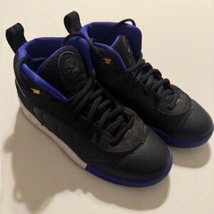 Black and purple High-Top Sneakers